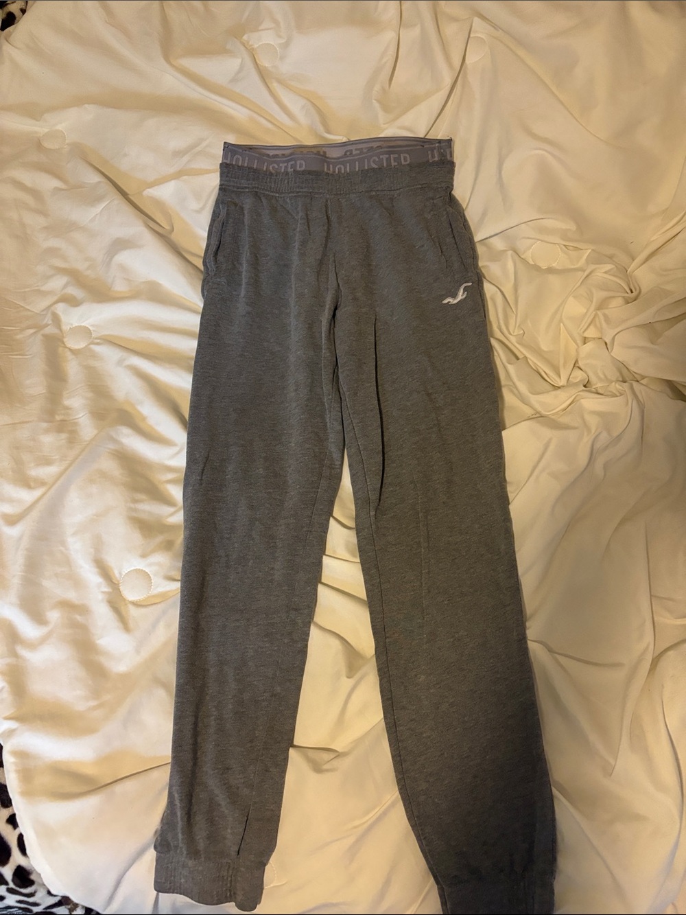 Hollister Kids Dark Gray Jogger Sweatpants